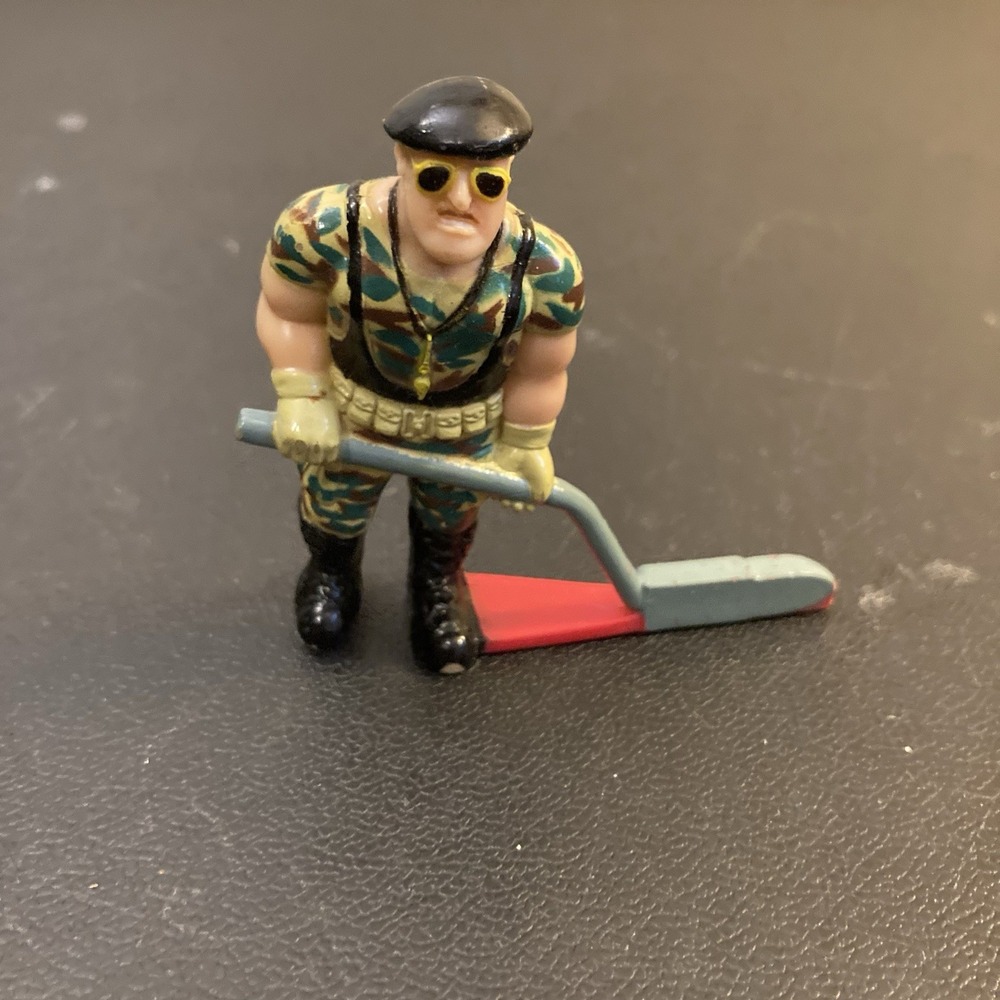 Sgt Slaughter Vintage WWF / WWE Superstars Shootout Hockey Figure 1991 Remco 90s